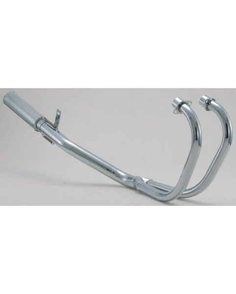 CB400N スーパーホーク3 2-1管 メッキ マフラー【新品】国内生産SUPER HAWK3拍卖