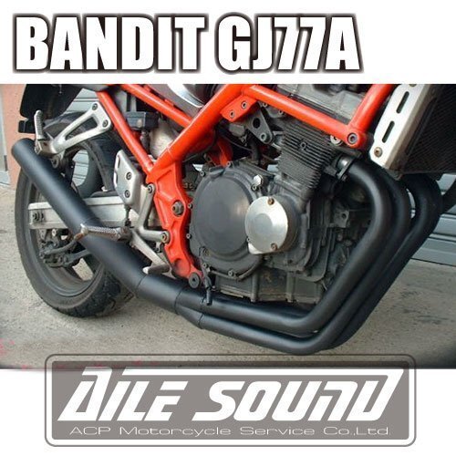 バンディット250 GJ77A エルサウンド ショート管 ブラック マフラー 新品!国内生産!拍卖