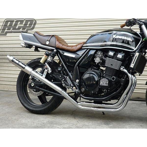 プリティー製 ZRX400/2 流 タイプ3 4-2-1 マフラー メッキ拍卖