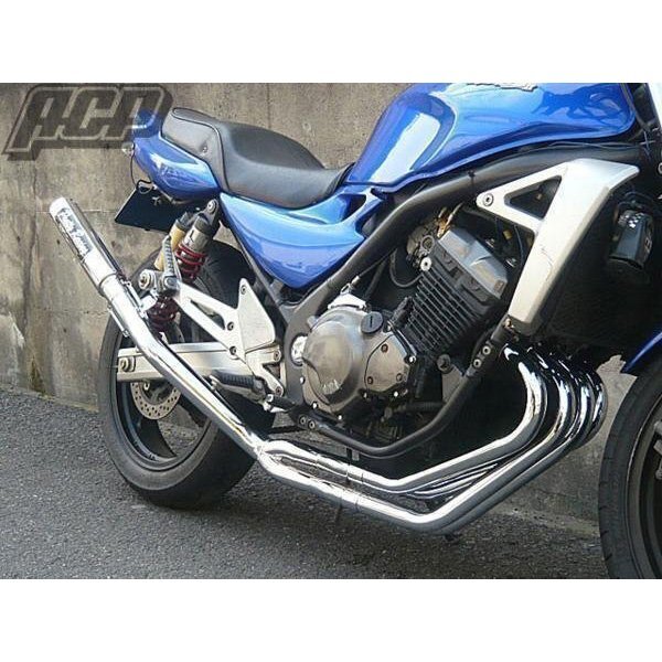 プリティー製 バリオス 1型 流 タイプ2 4-2-1 マフラー メッキ拍卖