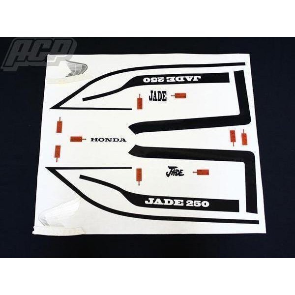 ジェイド250用 CBX 1型 赤白タイプラインステッカー JADE拍卖