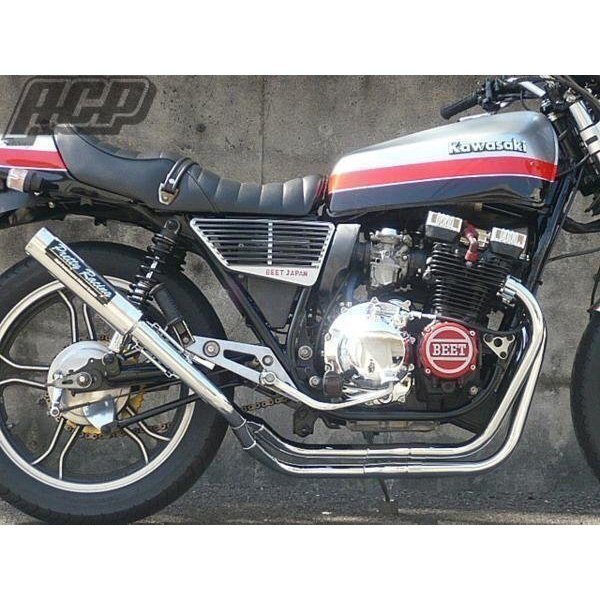 プリティー製 XJ400 改 タイプ2 4-2-1 マフラー メッキ拍卖