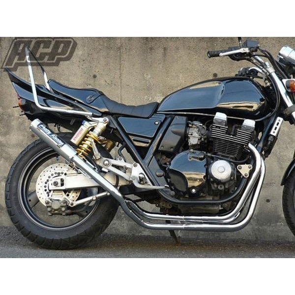 プリティー製 XJR400 4HM 改 タイプ2 4-2-1 マフラー メッキ拍卖