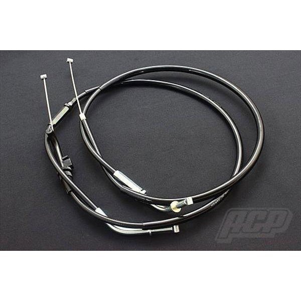 ゼファー400 アクセル ワイヤー 30cmロング新品 ブラック拍卖