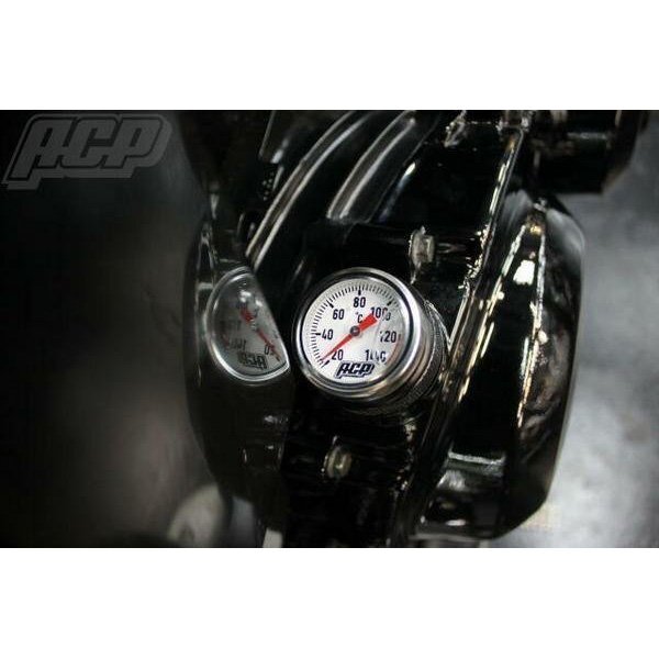 カワサキ用 アナログ油温計 (ブラック)!新品 ZRX バリオス拍卖