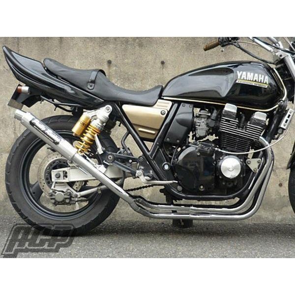 プリティー製 XJR400 4HM 改 タイプ1 4-2-1 マフラー メッキ拍卖