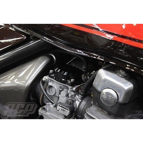 ゼファー400/χ ビレット キャブレター トップ カバー ブラック拍卖