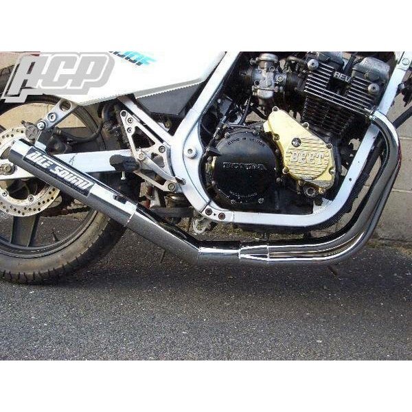 CBR400F用 エルサウンド ショート管(メッキ)!【新品】 国内生産拍卖