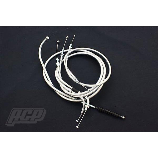 CBR400F ワイヤーセット 4本セット メッシュ 10㎝ ロング 新品拍卖