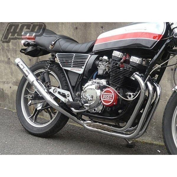 プリティー製 XJ400 流 タイプ2 4-2-1 マフラー メッキ拍卖