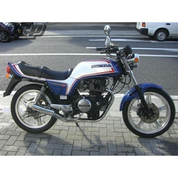 CB400N用 750タイプ ラインステッカー青/白用 新品拍卖