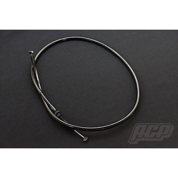 ゼファー400 クラッチ ワイヤー 10cmロング新品 ブラック拍卖