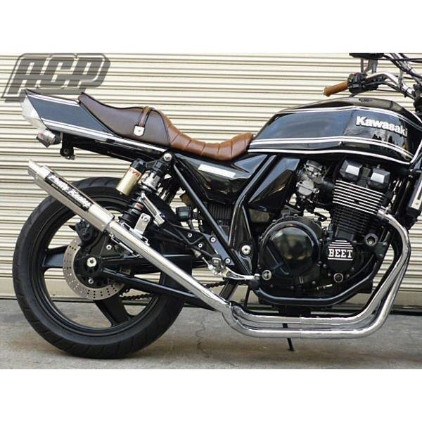 プリティー製 ZRX400/2 98~ 改 タイプ3 4-2-1 マフラーメッキ拍卖