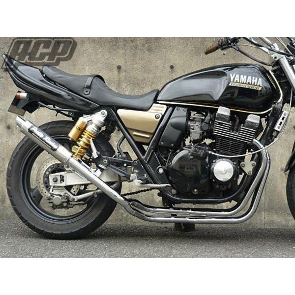 プリティー製 XJR400 4HM 改 タイプ3 4-2-1 マフラー メッキ拍卖