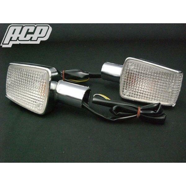 CBX400F メッキウィンカー クリアーレンズ 新品【即決】拍卖