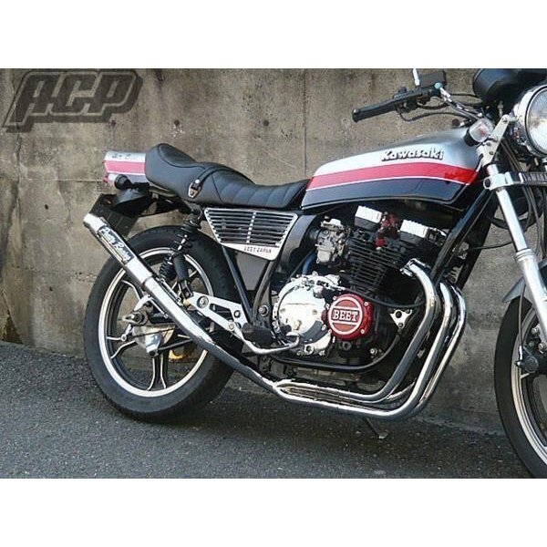 プリティー製 XJ400 流 タイプ1 4-2-1 マフラー メッキ拍卖