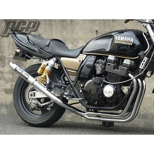 プリティー製 XJR400 4HM 流 タイプ3 4-2-1 マフラー メッキ拍卖
