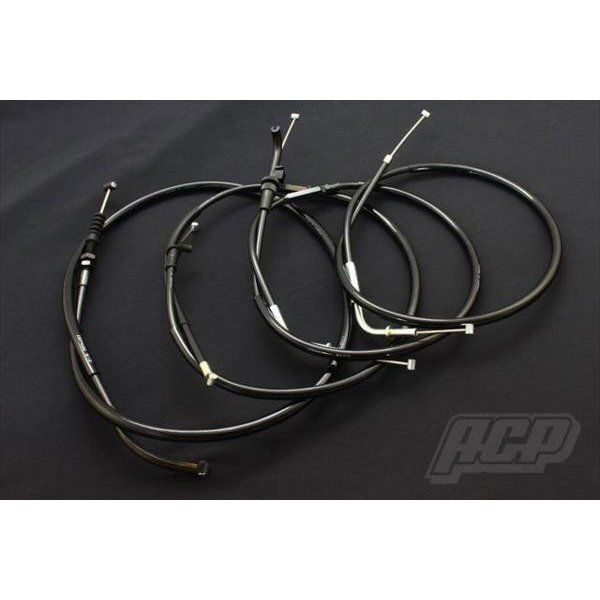 ゼファー400 ワイヤーセット 4本セット ブラック STD 新品拍卖