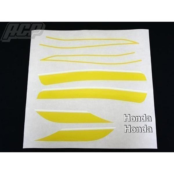 エイプ50用 Z2タイプ 専用 イエロータイガー ラインステッカー拍卖