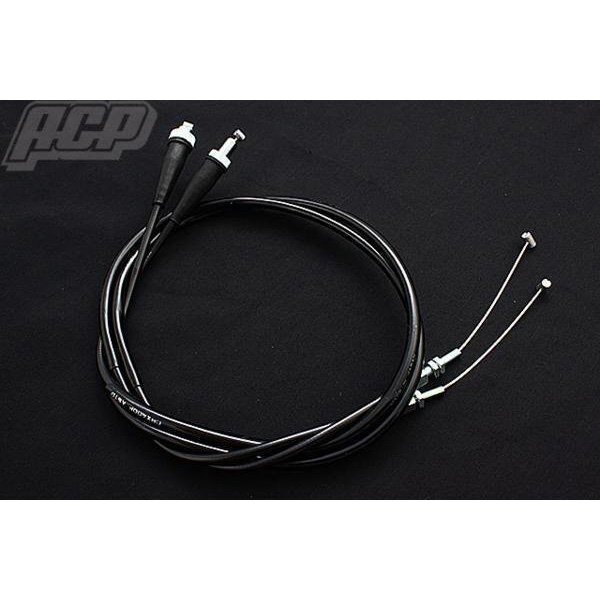 CBX400F アクセルワイヤー セット ブラック 20㎝ ロング 新品拍卖