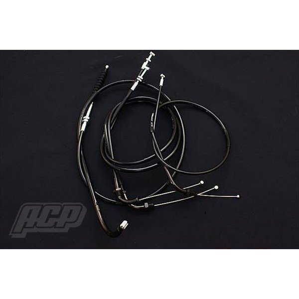 CBR400F ワイヤーセット 4本セット ブラック 30㎝ ロング 新品拍卖