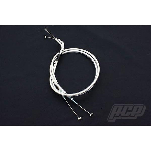 CBR400F アクセルワイヤー セット メッシュ 20㎝ ロング 新品拍卖