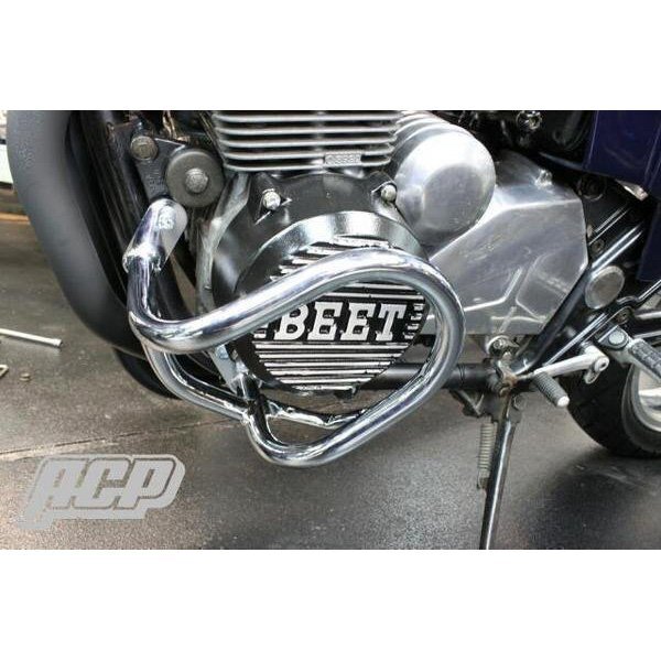 ゼファー400/X用 極太メッキエンジンガード!新品 【即決】拍卖