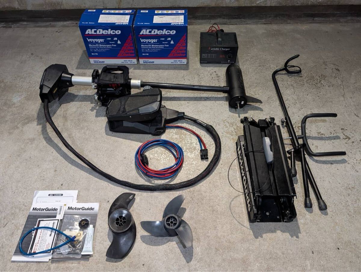 東京発 モーターガイド ニューツアー 82lbs 24V ティーズファクトリー ショートカスタム フルセット ツアープロ フットコン フットエレキ拍卖