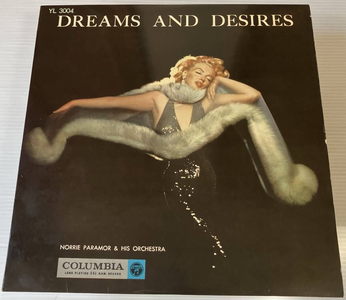 希少マリリンモンロージャケペラLP ノリーパレーマー楽団 夢と欲望のムード NORRIE PARAMOR & HIS ORCH DREAMS AND DESIRES MARILYN MONROE拍卖