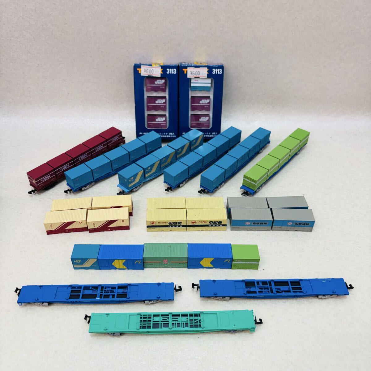 H3447★中古品★ Nゲージ トミックス KATO コンテナ 貨物列車 鉄道模型 まとめ★現状品★動作未確認★同梱不可拍卖