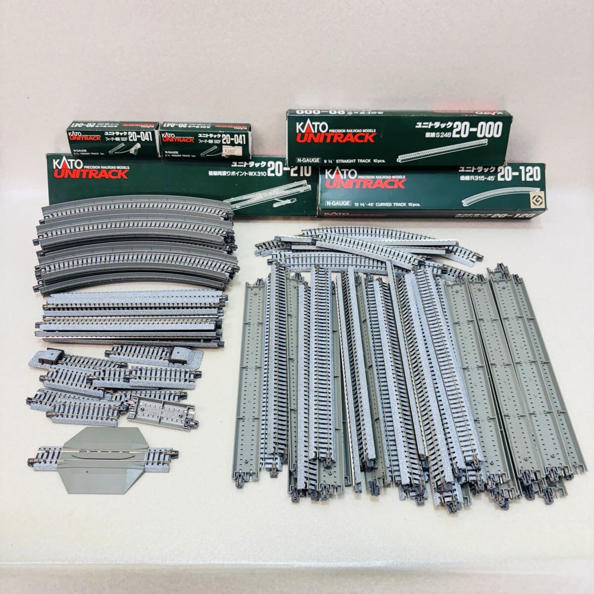 H6310★中古品★ Nゲージ KATO ユニトラック 線路 直線 曲線 ポイントレール などまとめ 鉄道模型★動作未確認★現状品★同梱不可拍卖