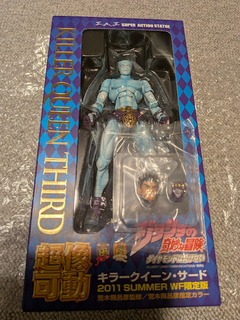 ジョジョの奇妙な冒険 ジョジョ 第4部 キラークイーン・サード 超像可動 河尻ヘッド付き WF2011年夏 新品未使用拍卖