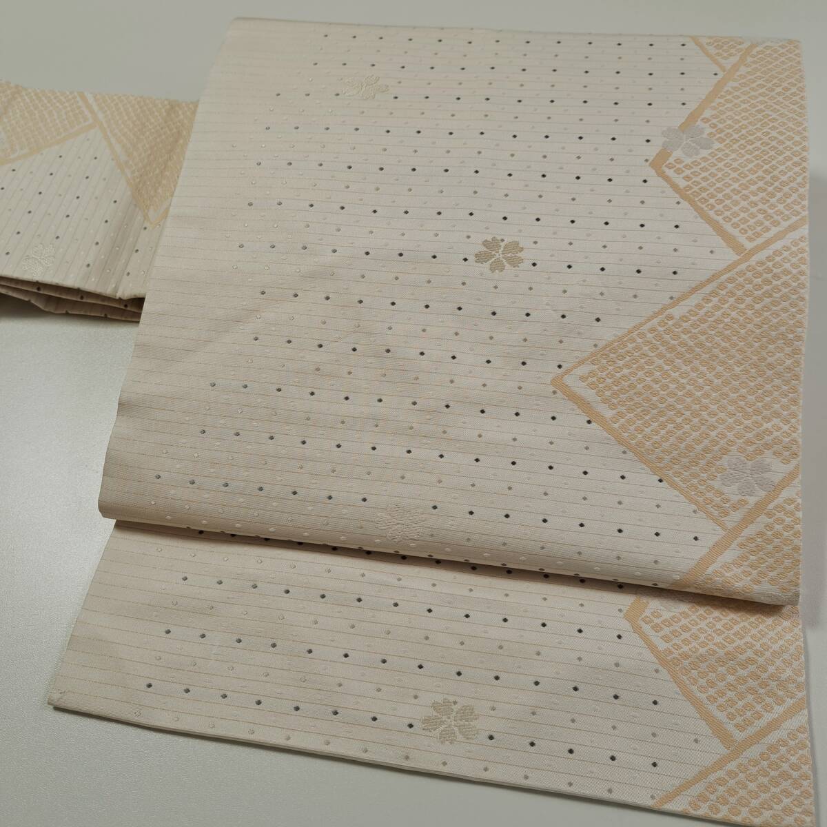 即決■着物の越田■幅31.5 長さ374 正絹 名古屋帯 上品 桜 可愛い 吾◇め29J08拍卖