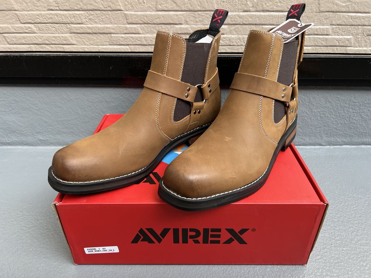 新品箱付き AVIREX アヴィレックス アビレックス サイドゴアリングブーツ 26.5拍卖