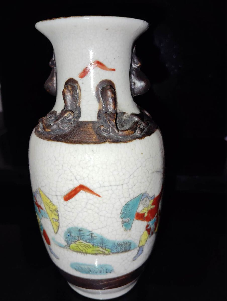 中国美術 置物花瓶 時代物 古美術拍卖