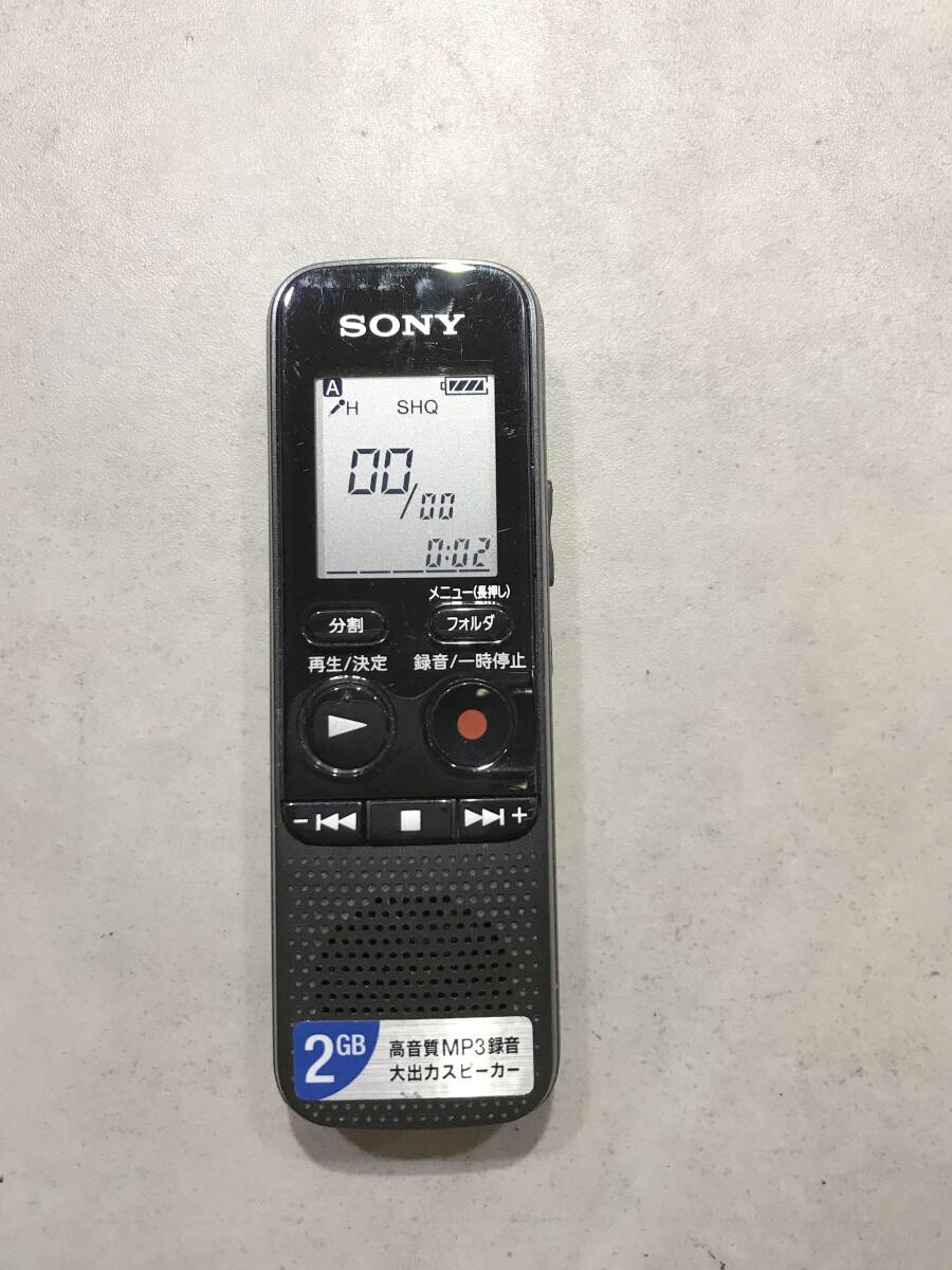 ボイスレコーダー【S14463◎】SONY ソニー ICレコーダー ICD-BX122【動作品】拍卖