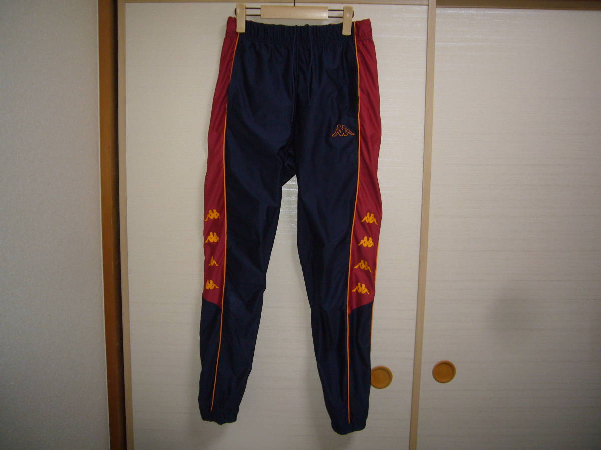 カッパ ジャージパンツ 紺×臙脂 Lサイズ拍卖