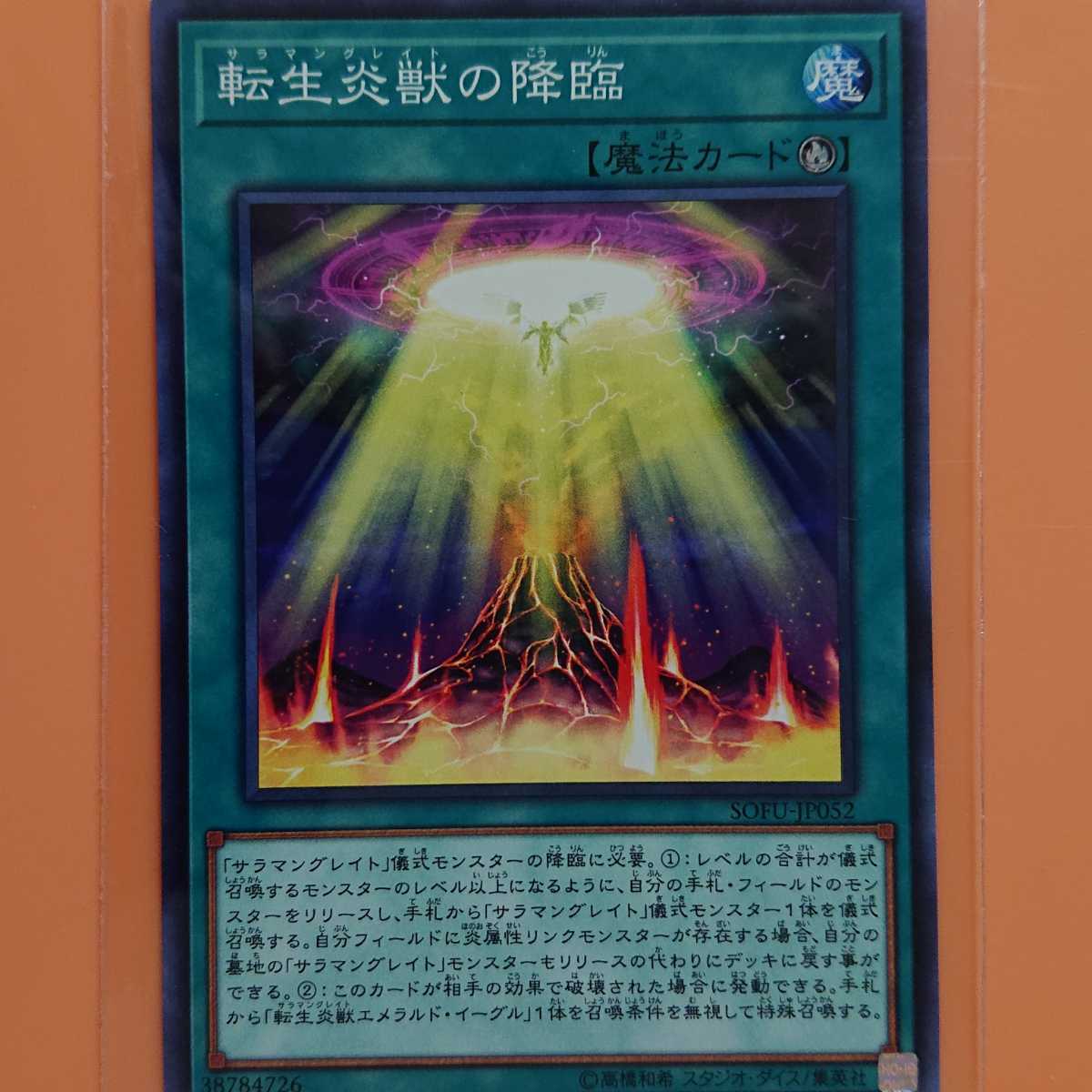 遊戯王 転生炎獣の降臨拍卖