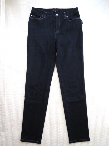 Agnis B アニエスベー TO38 PANTALON パンツ スリムフィットデニムパンツ ネイビー サイズ38拍卖
