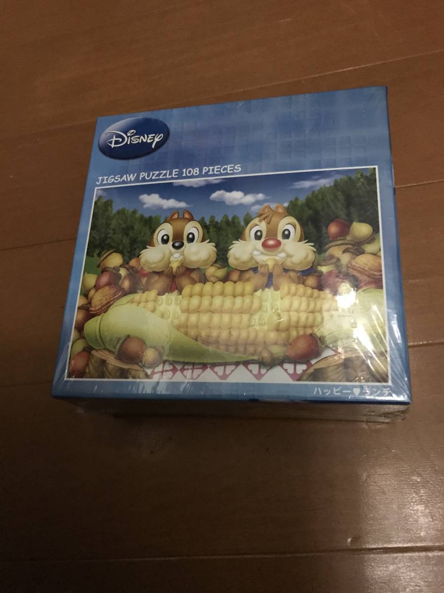 未開封 未組立 ディズニー Disney チップとデール ハッピーランチ テンヨー ジグソーパズル パズル 108ピース Chip 'n Dale拍卖