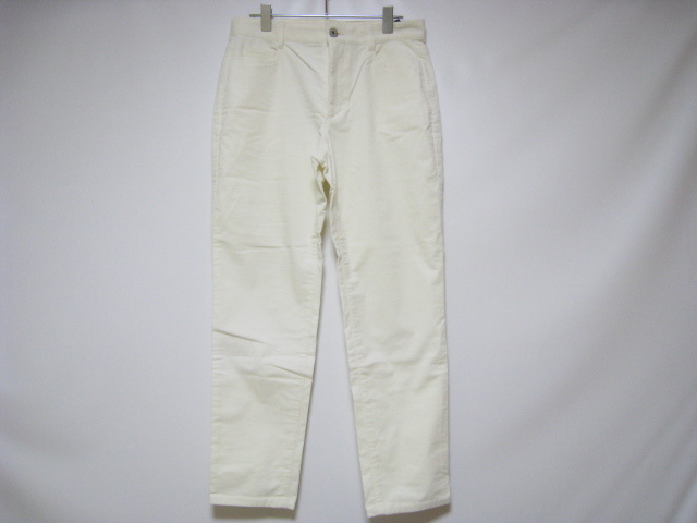 組曲 KUMIKYOKU ボトムス パンツ コーデュロイ 白 ホワイト サイズ3拍卖