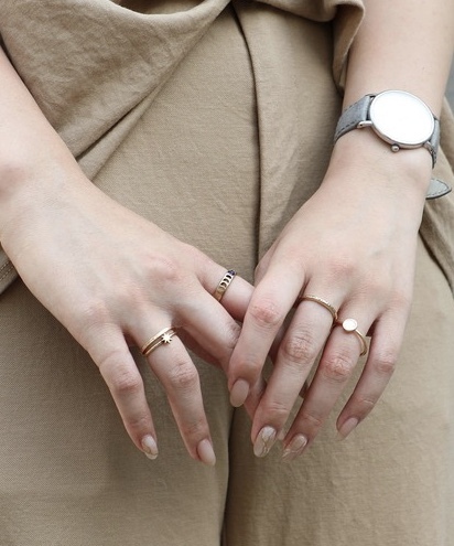 SETUP7 ゴールドリング5点セット 【MAISON BREEZE MUSE】拍卖