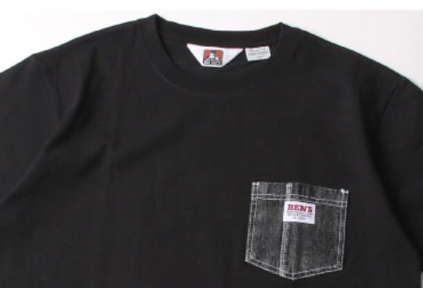 BEN DAVIS ポケットTシャツ ブラック 半袖拍卖