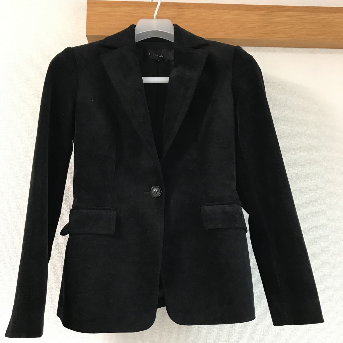 【中古】Le souk ルスーク スゥエードジャケット サイズ36 フランドル拍卖
