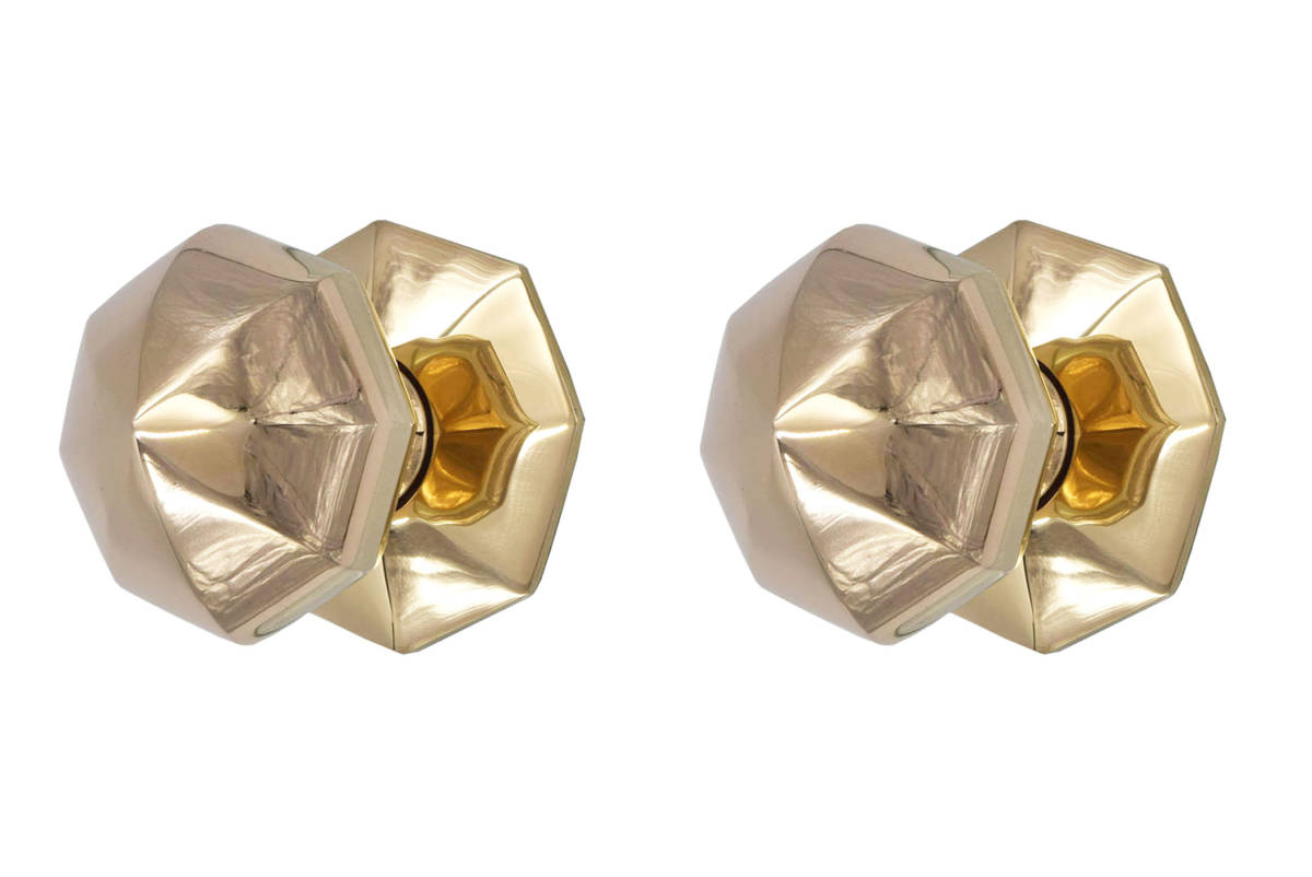 2個セット 真鍮製ドアノブ センターノブ インテリア 店舗什器 内装 英国 イギリス拍卖