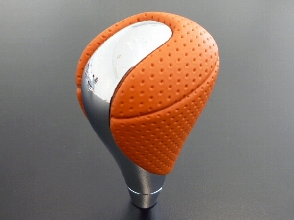 新品レクサス IS-F 純正シフトノブ パンチングレザー オレンジ拍卖