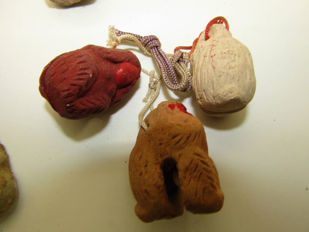 古い三猿土鈴 高崎山(D318)拍卖