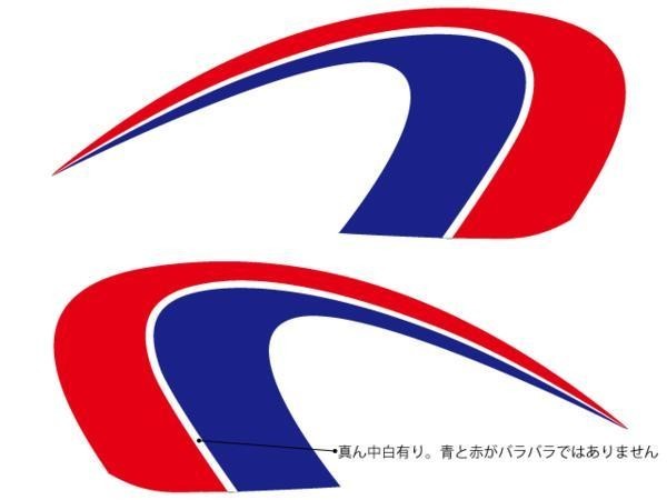 手軽なカスタム バンバン200デカール MCDタイプY1 赤青系拍卖