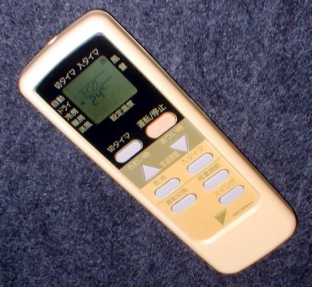 DAIKIN ARC409A4 Air Conditioner Remote Controller ダイキン エアコン用 リモコン 信号出力OK! 送料320円拍卖