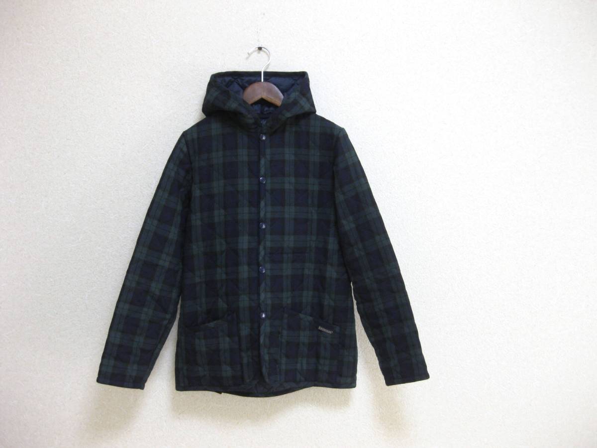 即決☆ラベンハムLAVENHAM☆キルティングジャケット☆36☆チェック柄☆イギリス製☆美品☆拍卖